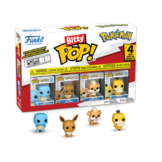 BITTY POP - SQUIRTLE 4PK SET