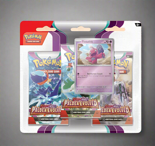 Pokémon - Paldea Evolved 3 Pack Blisters [Tinkatink]