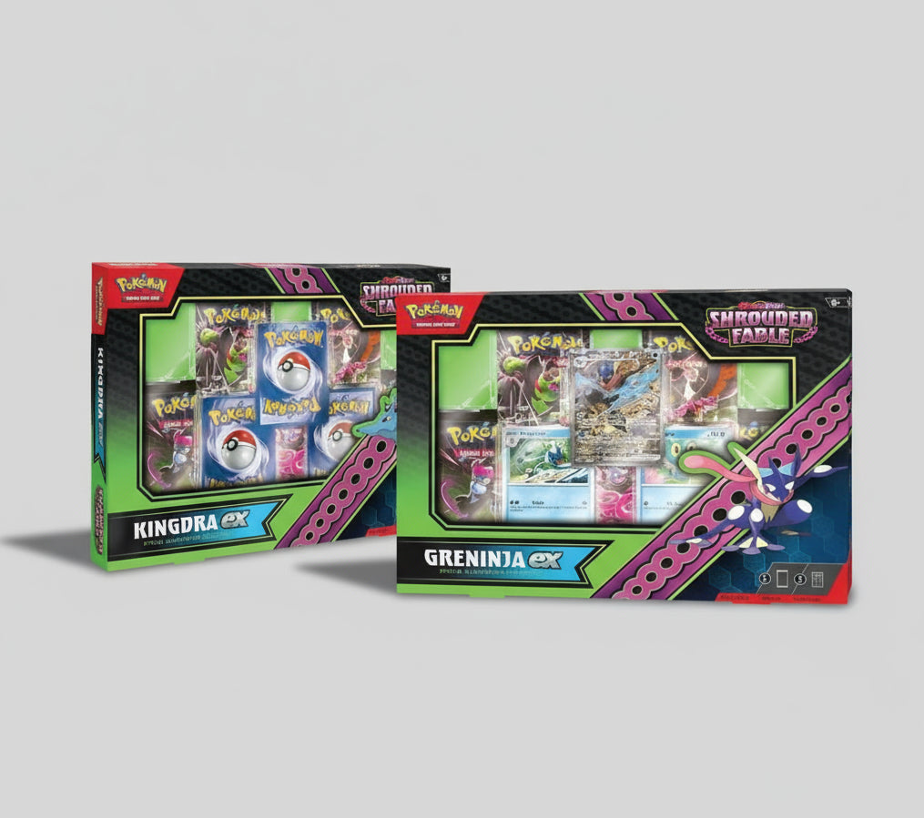 Pokémon - Greninja ex + Kingdra ex — Shrouded Fable Special Illustration Collections