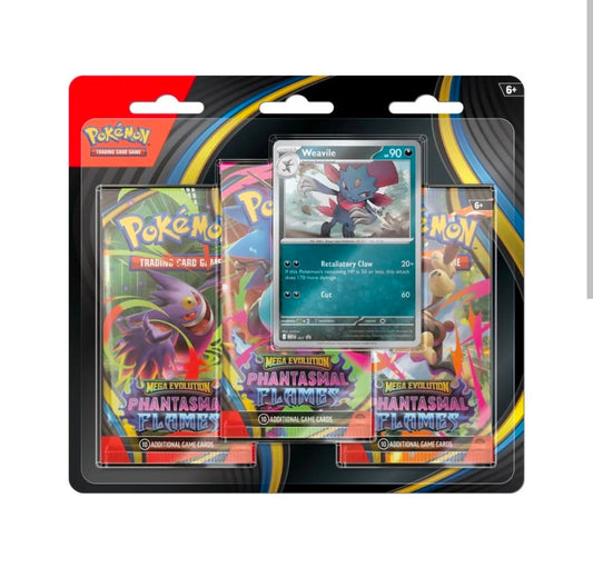 Pokémon - Phantasmal Flames 3 Packs Blister